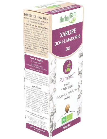 Herbalgem Jarabe De Los Fumadores, 250 Ml