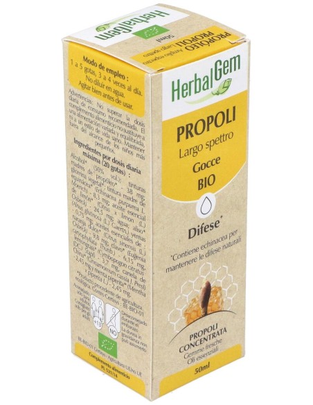 Herbalgem Propóleo Bio Amplio Espectro Gotas 50Ml