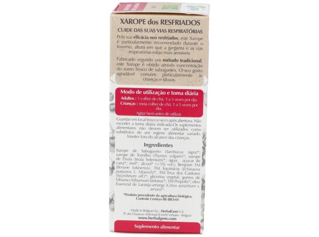 Herbalgem Jarabe Resfriados 150 Ml