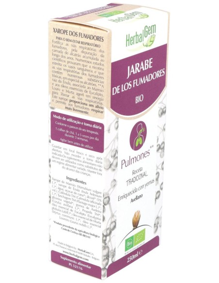 Herbalgem Jarabe De Los Fumadores, 250 Ml