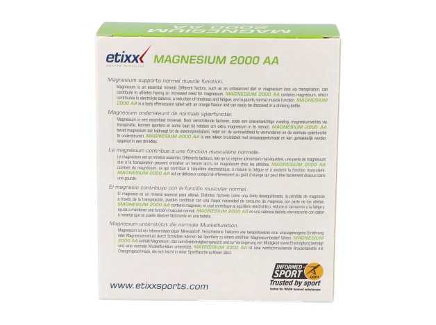 Etixx Magnesium 2000 Aa 30Comp.Eferv.