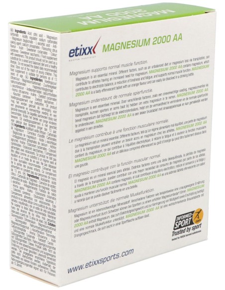 Etixx Magnesium 2000 Aa 30Comp.Eferv.