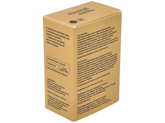 Hawa Vitamina D3 4000Ui 60Cap.
