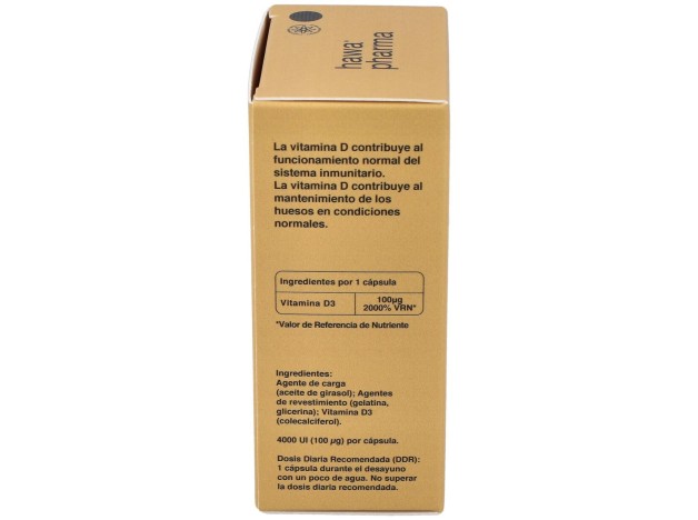 Hawa Vitamina D3 4000Ui 60Cap.