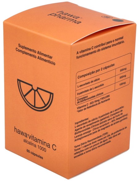 Hawa Vitamina C Alcalina 1000 60Cap.
