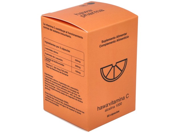 Hawa Vitamina C Alcalina 1000 60Cap.
