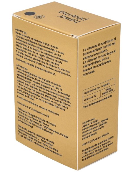 Hawa Vitamina D3 4000Ui 60Cap.
