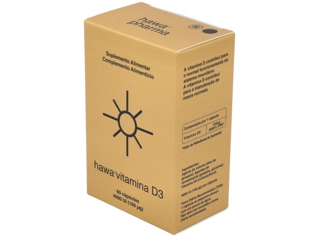 Hawa Vitamina D3 4000Ui 60Cap.