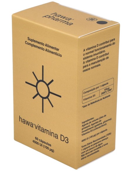 Hawa Vitamina D3 4000Ui 60Cap.