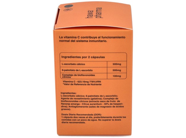Hawa Vitamina C Alcalina 1000 60Cap.