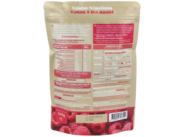 Despertar De Buda Frambuesa 360Gr. Bio