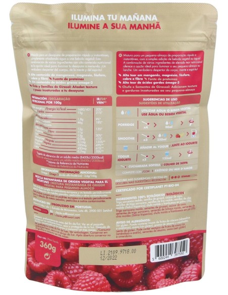 Despertar De Buda Frambuesa 360Gr. Bio