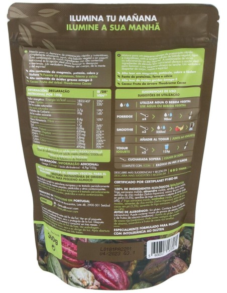 Despertar De Buda Cacao Crudo 360Gr. Bio