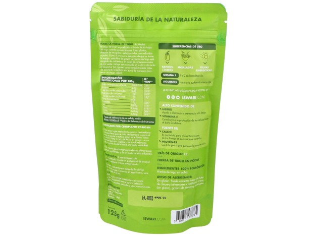 Hierba De Trigo Superalimento 125Gr. Bio