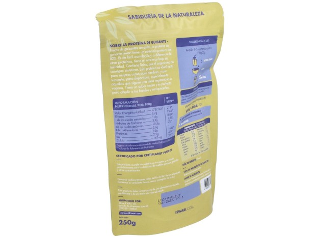 Proteina De Guisante Superalimento 250Gr. Bio