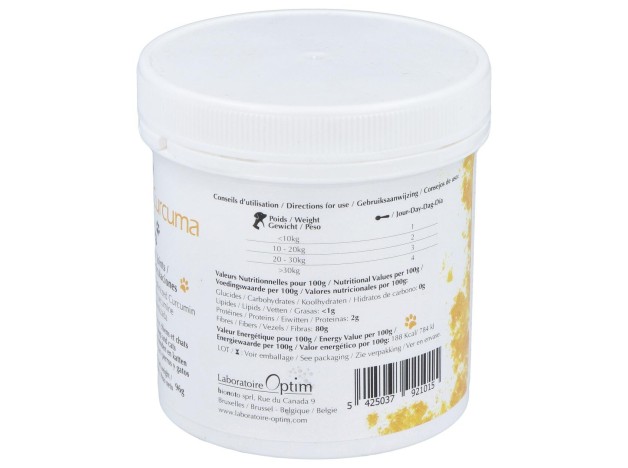 Optim Curcuma Cats %26 Dogs Polvo 96Gr.