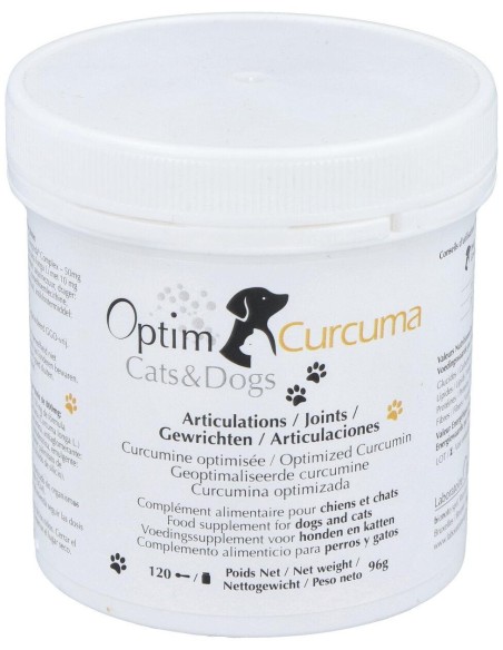 Optim Curcuma Cats %26 Dogs Polvo 96Gr.
