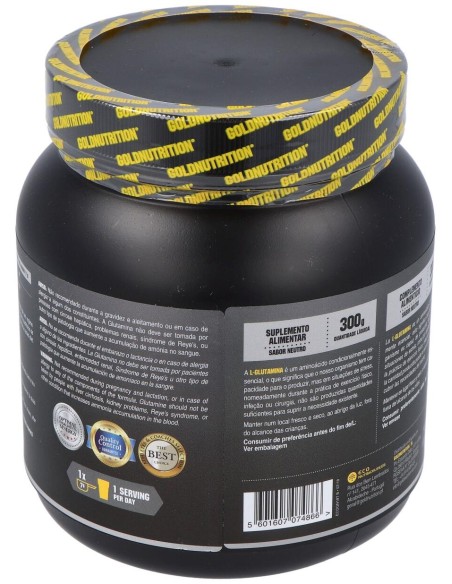 Gold Nutrition L-Glutamina 100% Gn 300Gr