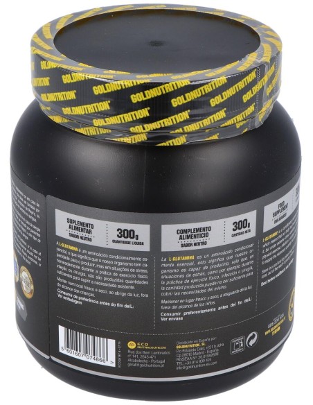 Gold Nutrition L-Glutamina 100% Gn 300Gr