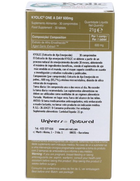 Kyolic One A Day 30Comp.