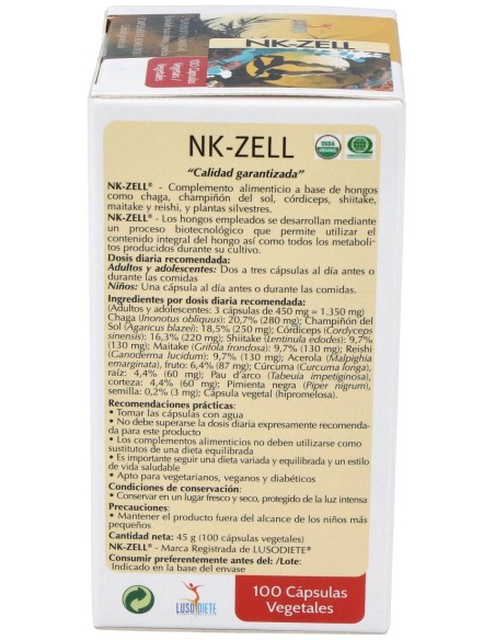 Nk-Zell 100Cap. Lusodiete