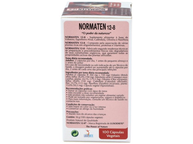 Lusodiete Normaten 12-8 100Caps