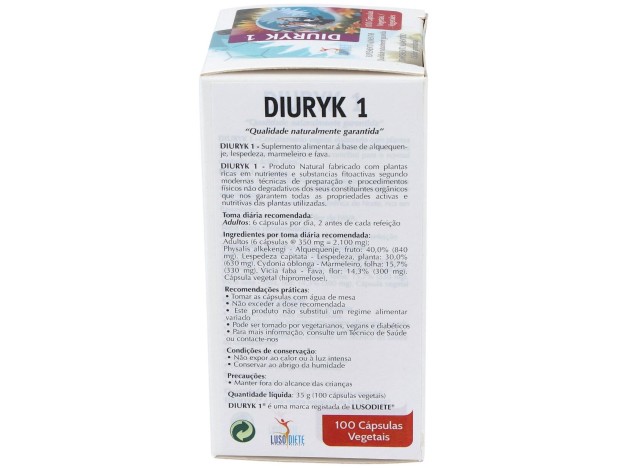 Lusodiete Diurik 1 100Caps