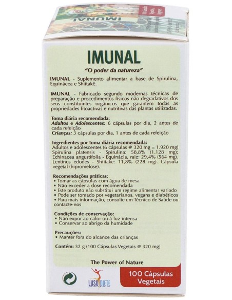 Imunal 100Cap. Lusodiet