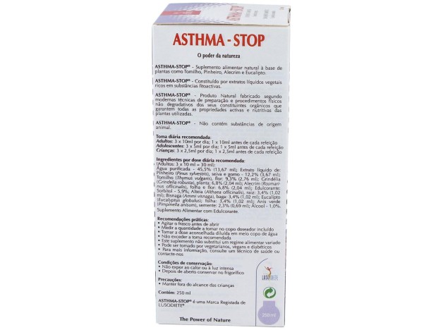 Asthma-Stop 250Ml. Lusodiete