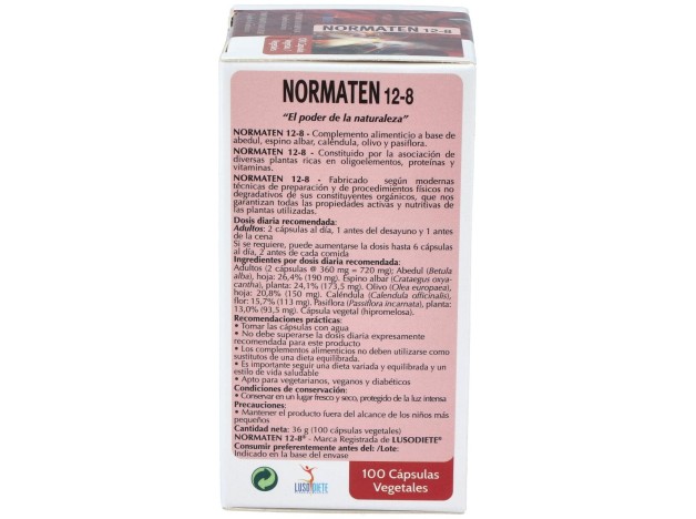Lusodiete Normaten 12-8 100Caps