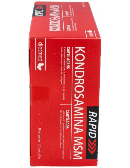 Dietmed Kondrosamina Msm Rapid 30 Ampollas