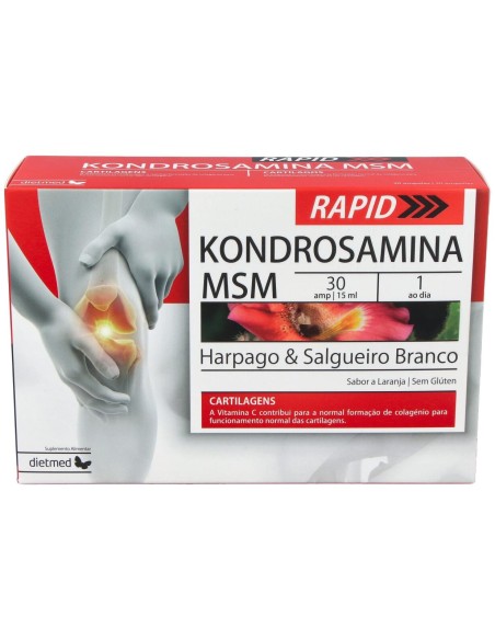 Dietmed Kondrosamina Msm Rapid 30 Ampollas