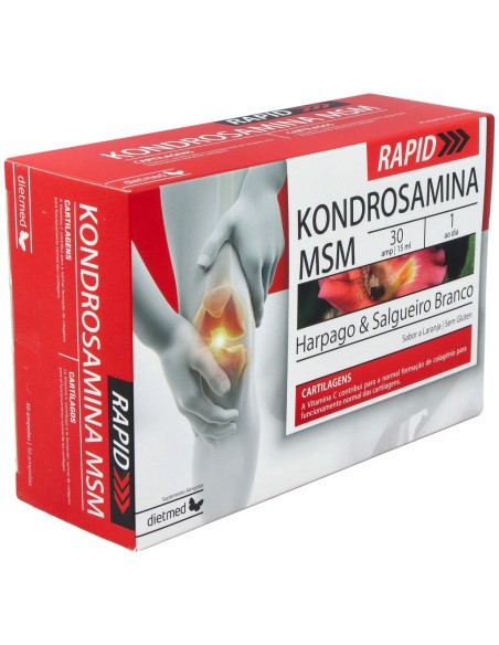 Dietmed Kondrosamina Msm Rapid 30 Ampollas