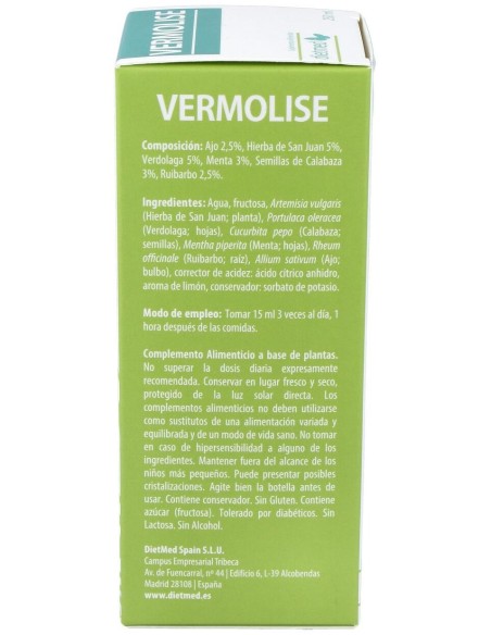 Dietmed Vermolise 250Ml