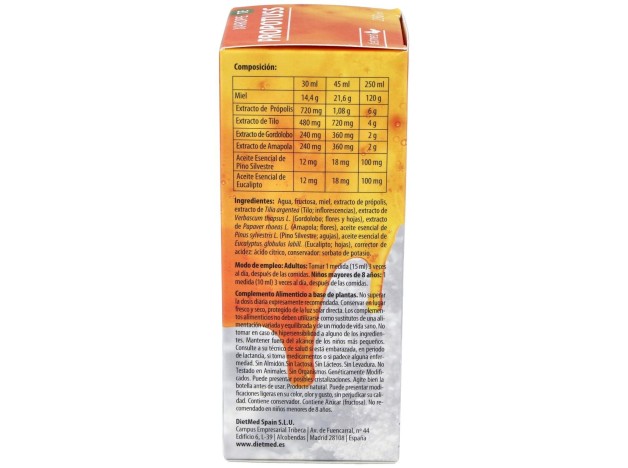 Dietmed Propotuss Té Jarabe Eucalipto 250Ml