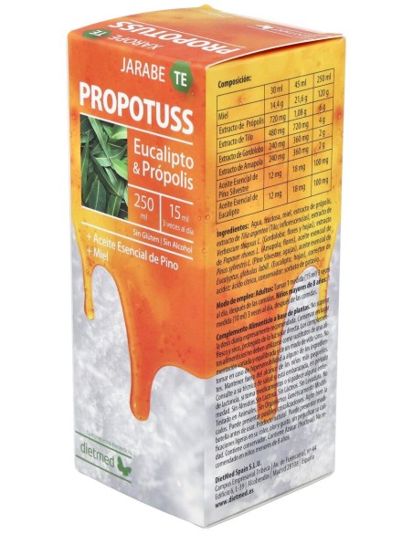 Dietmed Propotuss Té Jarabe Eucalipto 250Ml