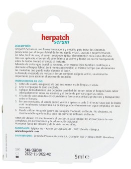Herpatch Herpes Sérum +...