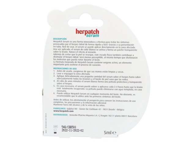 Herpatch Herpes Sérum + Bálsamo Labial 2 U