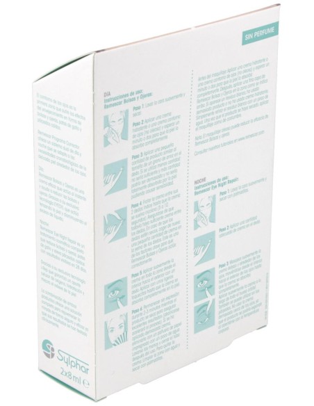 Remescar Programa Corrector Bolsas Y Ojeras+Reparador Noche 2X8Ml