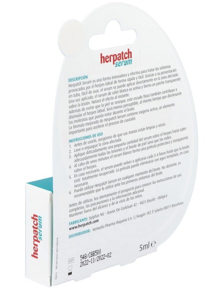 Herpatch Herpes Sérum + Bálsamo Labial 2 U