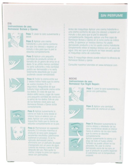 Remescar Programa Corrector Bolsas Y Ojeras+Reparador Noche 2X8Ml