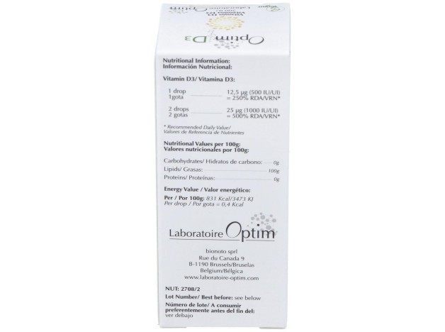 Optim D3 20Ml.