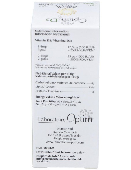 Optim D3 20Ml.