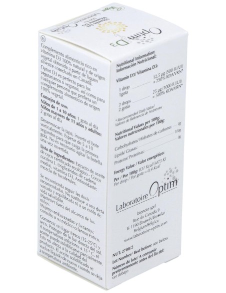 Optim D3 20Ml.