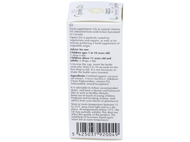 Optim D3 20Ml.