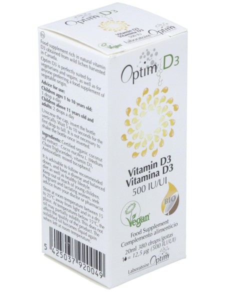 Optim D3 20Ml.