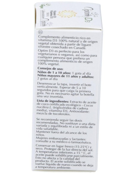 Optim D3 20Ml.