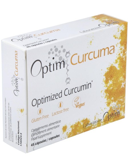 Optim Cúrcuma Cápsulas 45Cáps