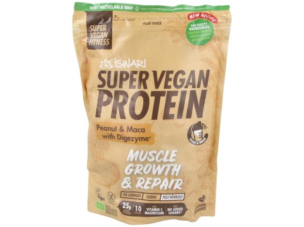 Super Vegan Protein Fitness Cacahuete-Maca 350Gr