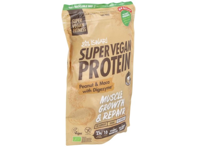 Super Vegan Protein Fitness Cacahuete-Maca 350Gr